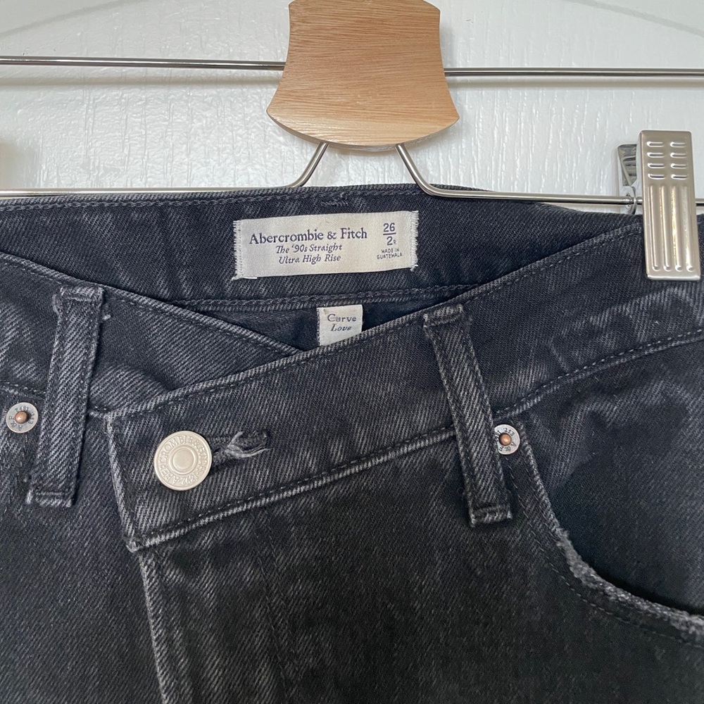 Abercrombie Black Jeans - Cross Waist